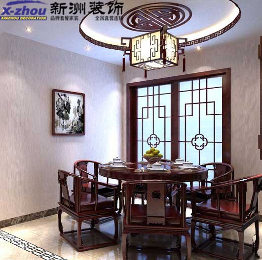世纪家园-现代中式风格-三居室