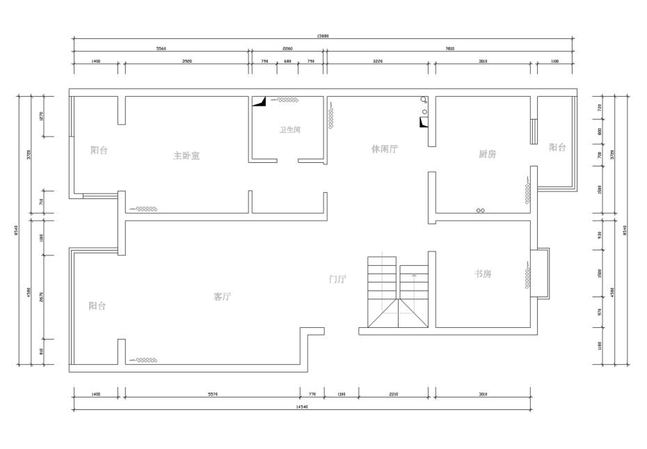 迎宾花园国际公寓-中式古典-三居室