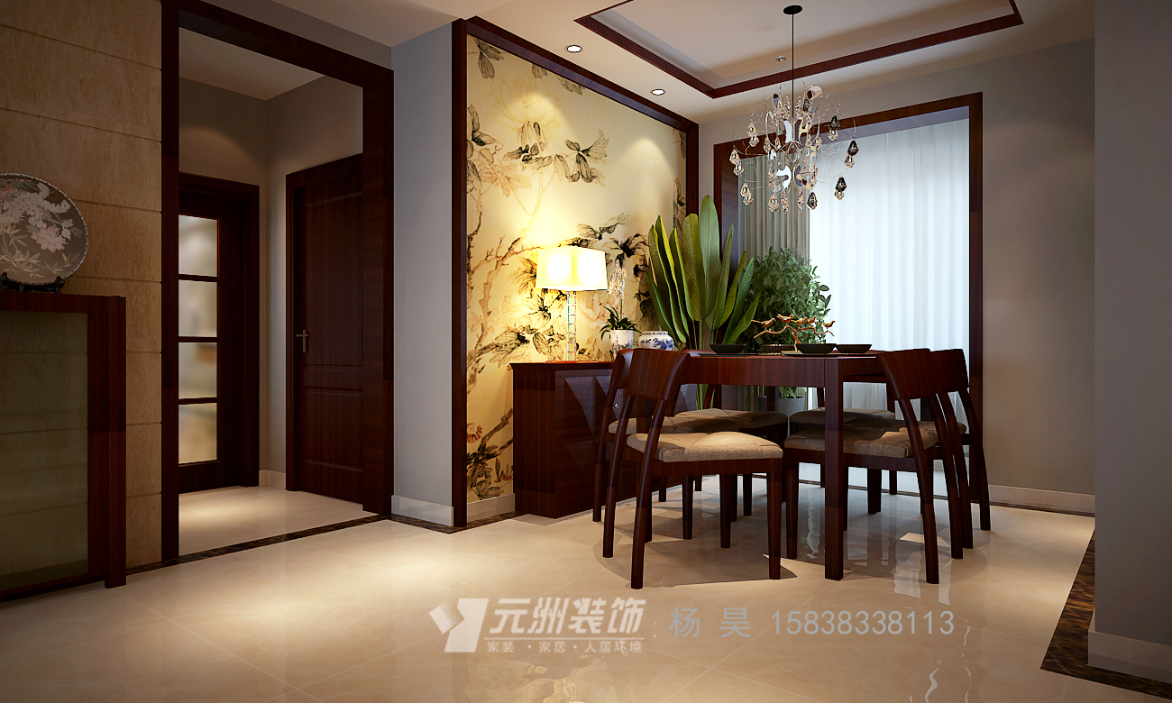 宏益华香港城-中式古典-三居室