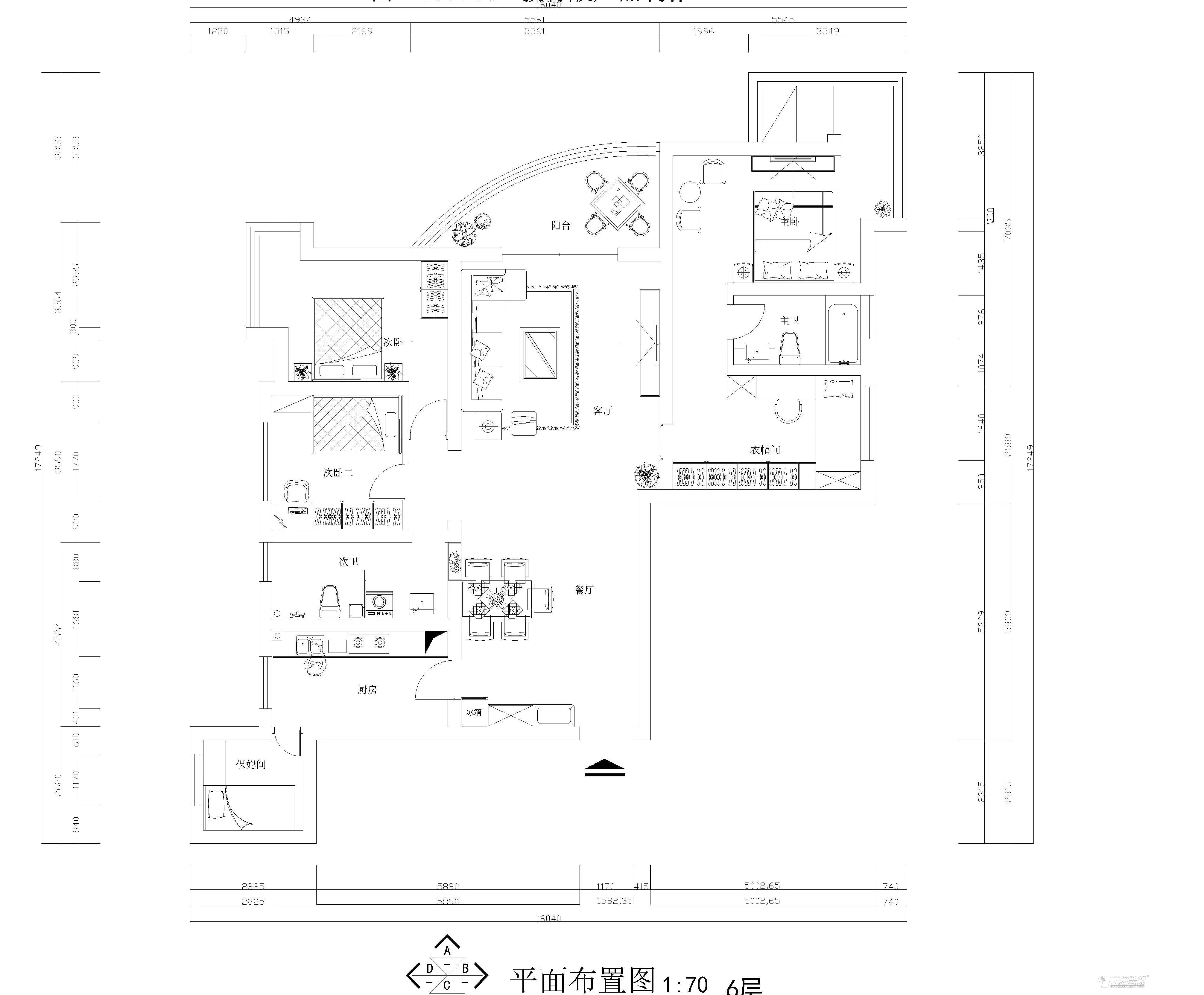 远大理想城-美式田园-四居室