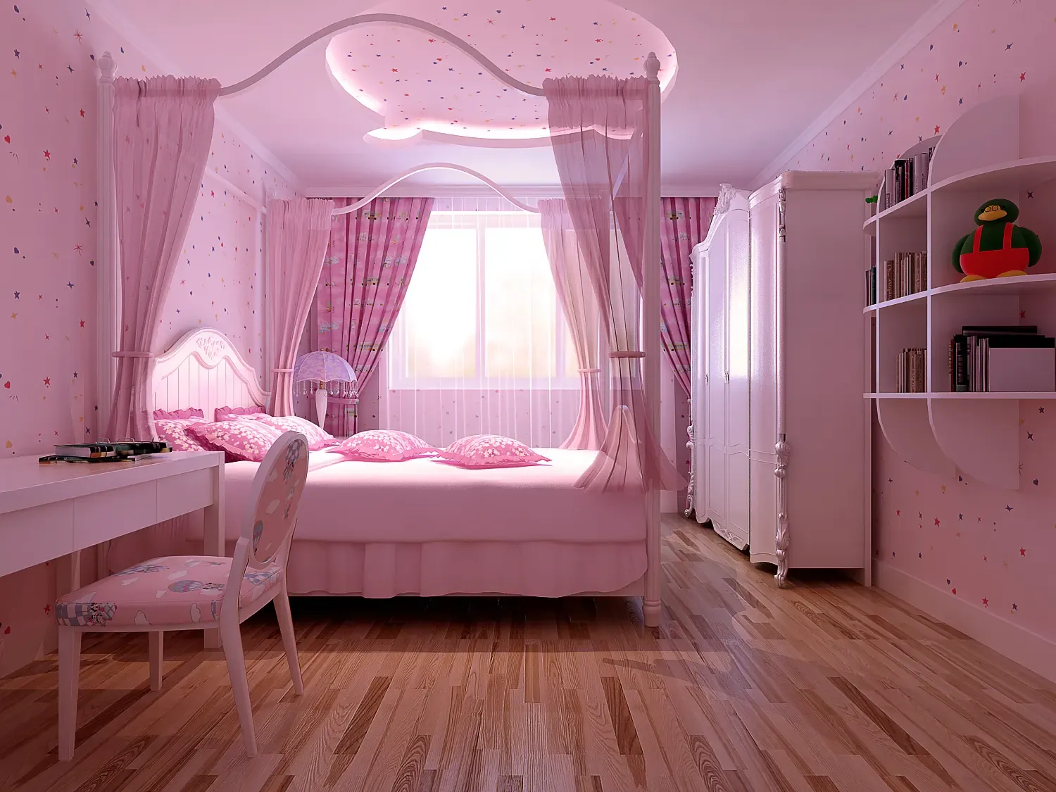 现代简约四居室180平米16万-金色漫香林装修案例-北京房天下家居装修