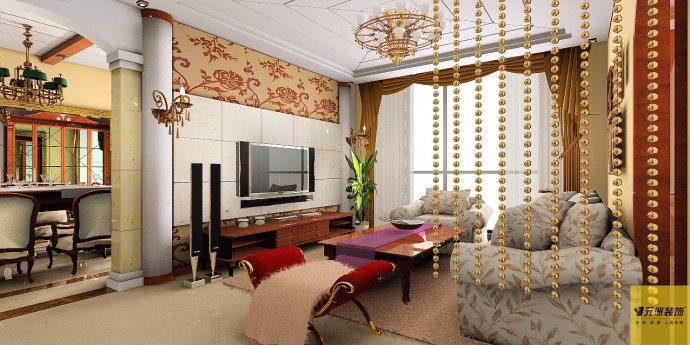 时代奥城酒店式公寓-欧美风情-三居室