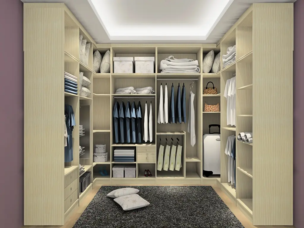 尚品宅配 现代简约整体衣柜a15806定制 定制衣帽间