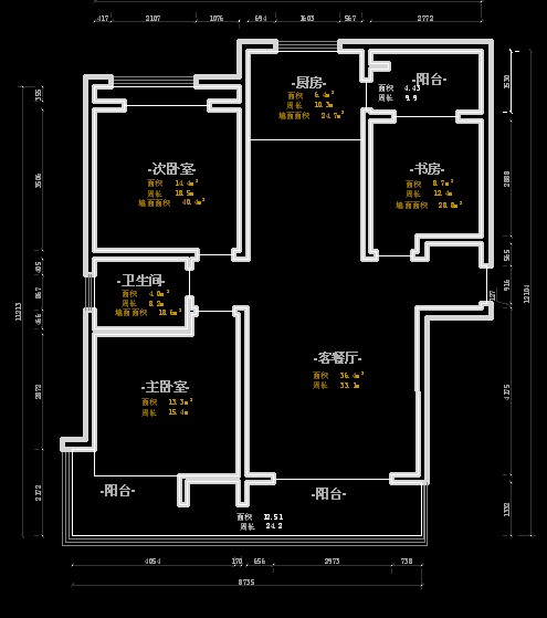 盛邦大都会-现代简约-三居室