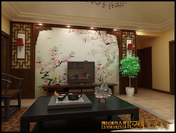 金象泰温馨家园-中式古典-二居室