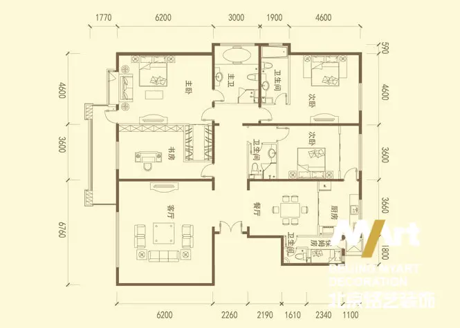 建投十号院-新中式-四居室