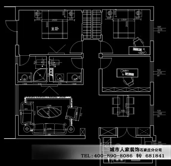 西美70后院-欧美风情-三居室