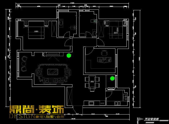 远见-欧美风情-三居室