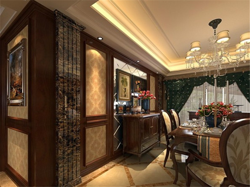 亿达蓝湾别墅-混合型风格-四居室