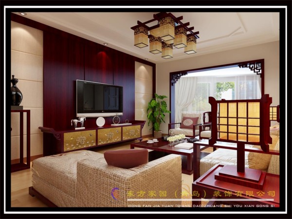江山瑞城-中式古典-三居室
