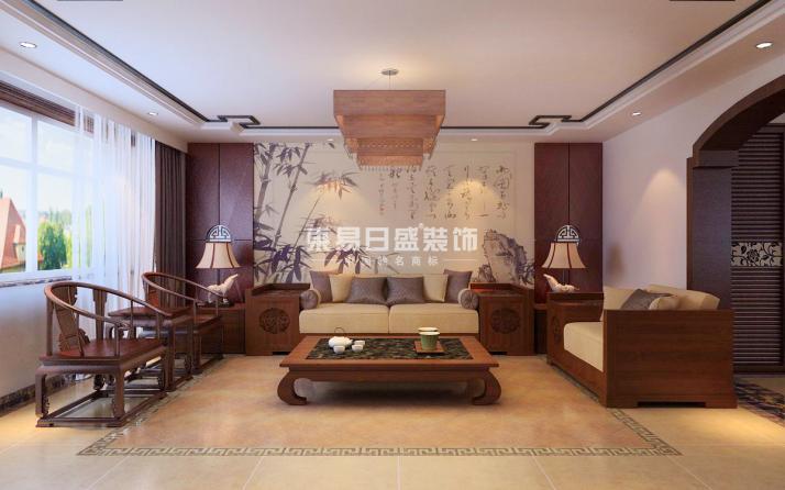 上城浩林园-中式古典-四居室