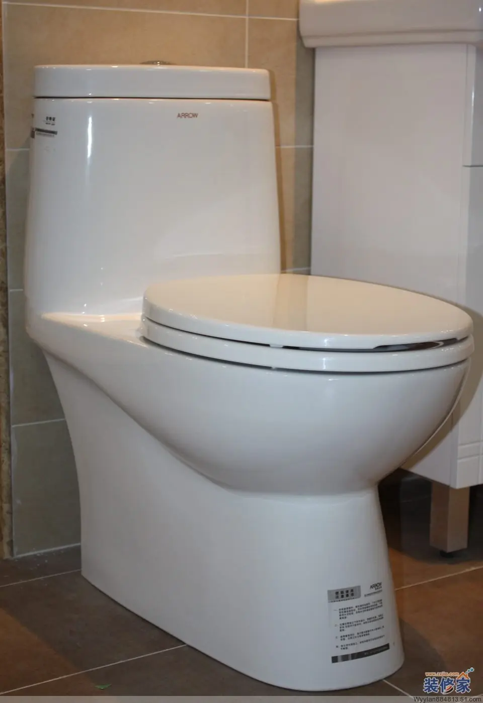箭牌ab1246d喷射虹吸式连体座便器