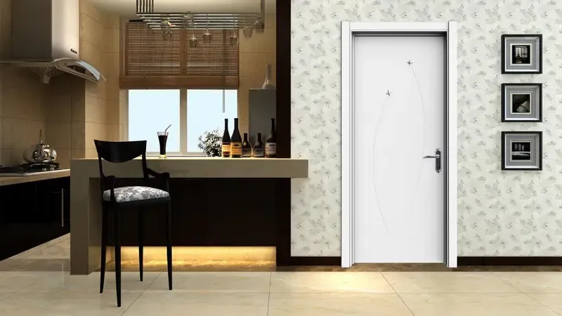 盼盼木门kt008实木白色烤漆门