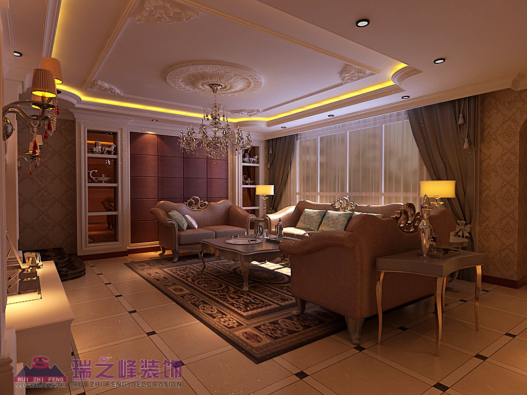 亿海阳光-中式古典-一居室