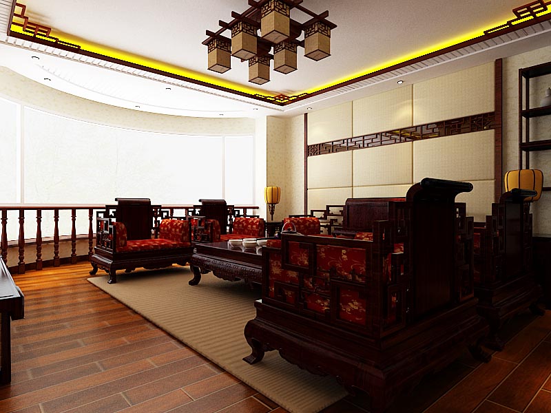 万水澜庭-中式古典-四居室
