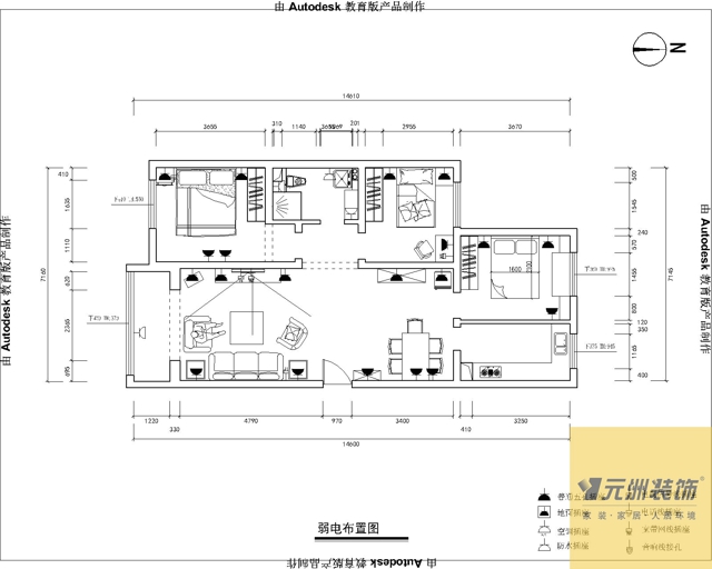 谈固国瑞城-现代简约-三居室