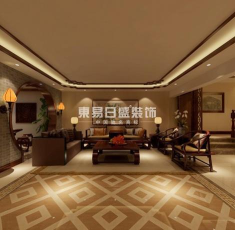 中海央墅-混合型风格-六居室