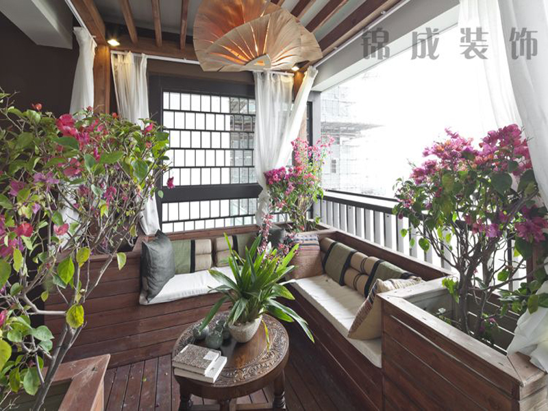 中海紫御观邸-东南亚风格-二居室