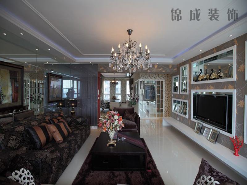 中海紫御观邸-混合型风格-四居室