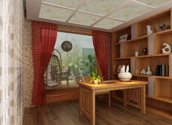 世纪龙庭二期-东南亚风格-三居室
