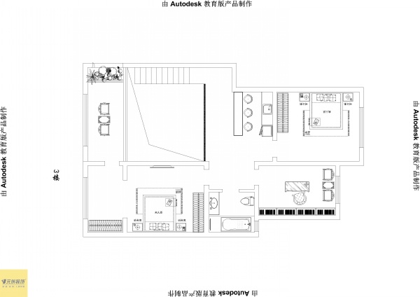 奥体国际-中式古典-三居室