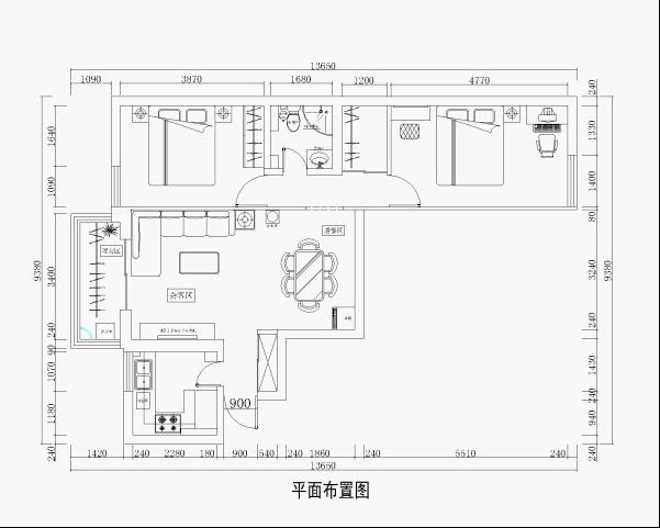 芳群园-田园风格-一居室