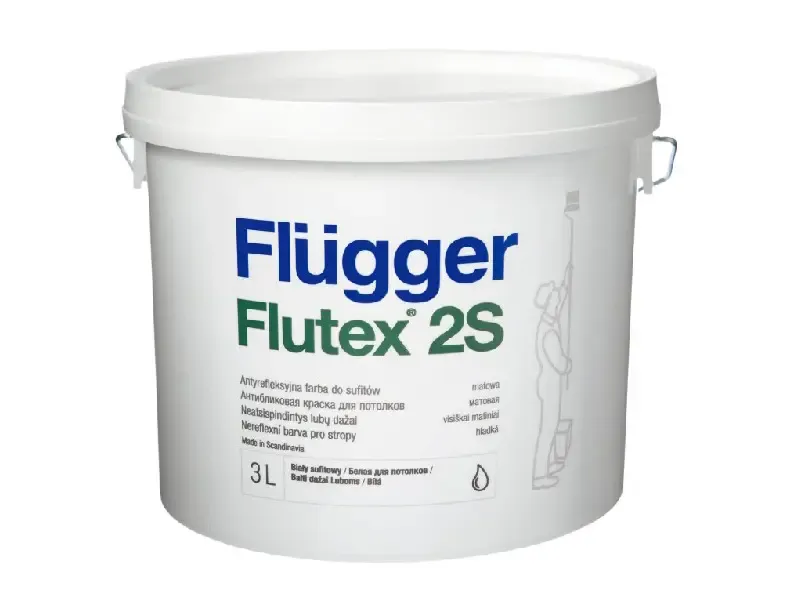 福乐阁flutex 2s超亚光即刷即住顶面漆10l