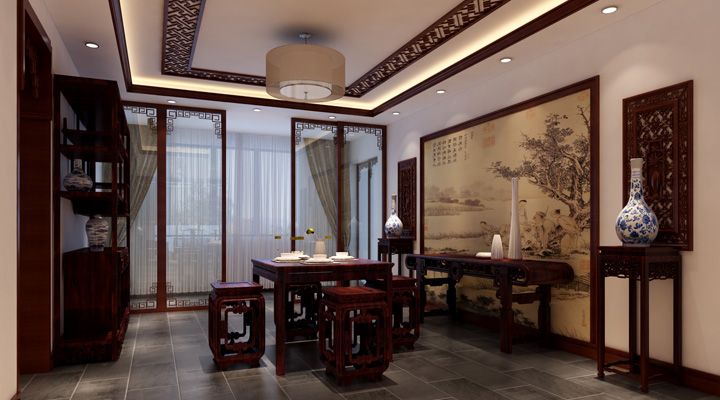 百年港湾-中式古典-二居室