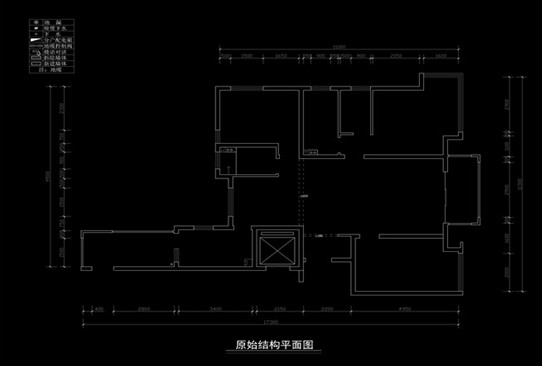 万达广场-新中式风格-二居室