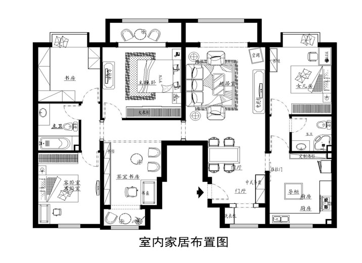 中国铁建·北京山语城-现代简约-四居室