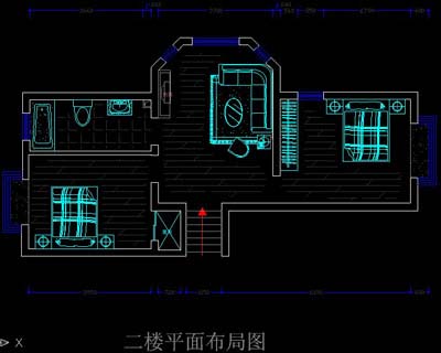 金御瞰景-地中海风格-三居室