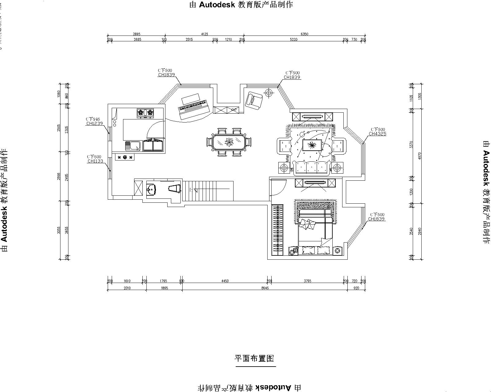 融创长滩壹号-欧式-三居室