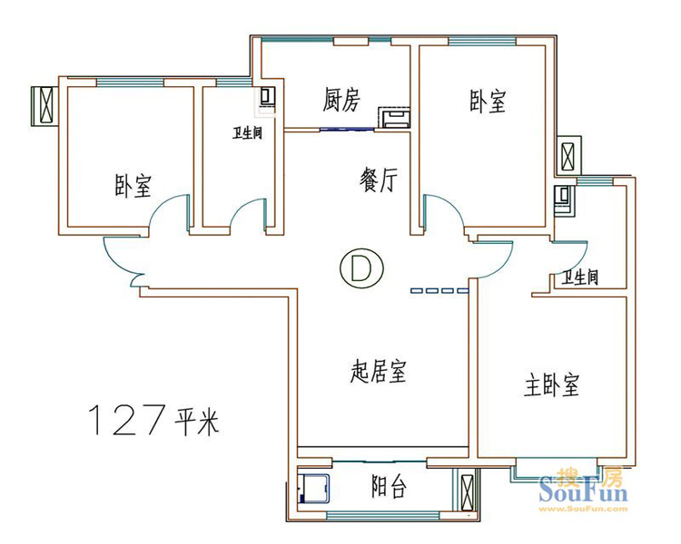 紫晶悦城-现代简约-三居室