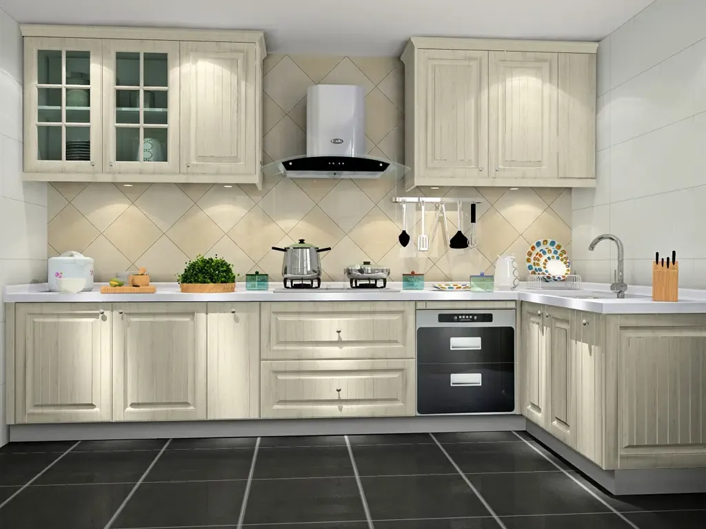 尚品宅配 定制l型橱柜f14579 e1级环保标准