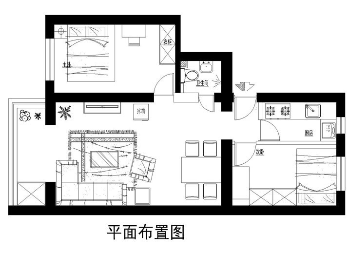 南湖渠西里-现代简约-二居室