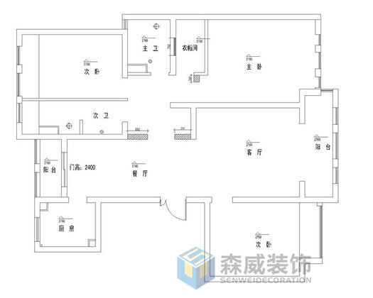 奥莱城-欧美风情-三居室