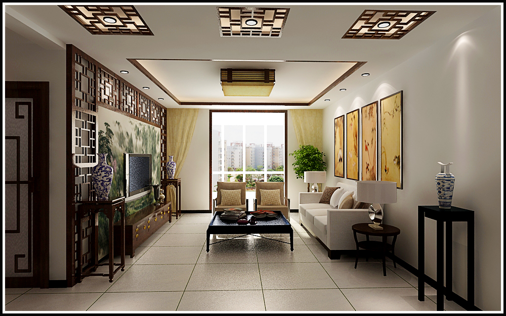 金世界-中式风格-三居室