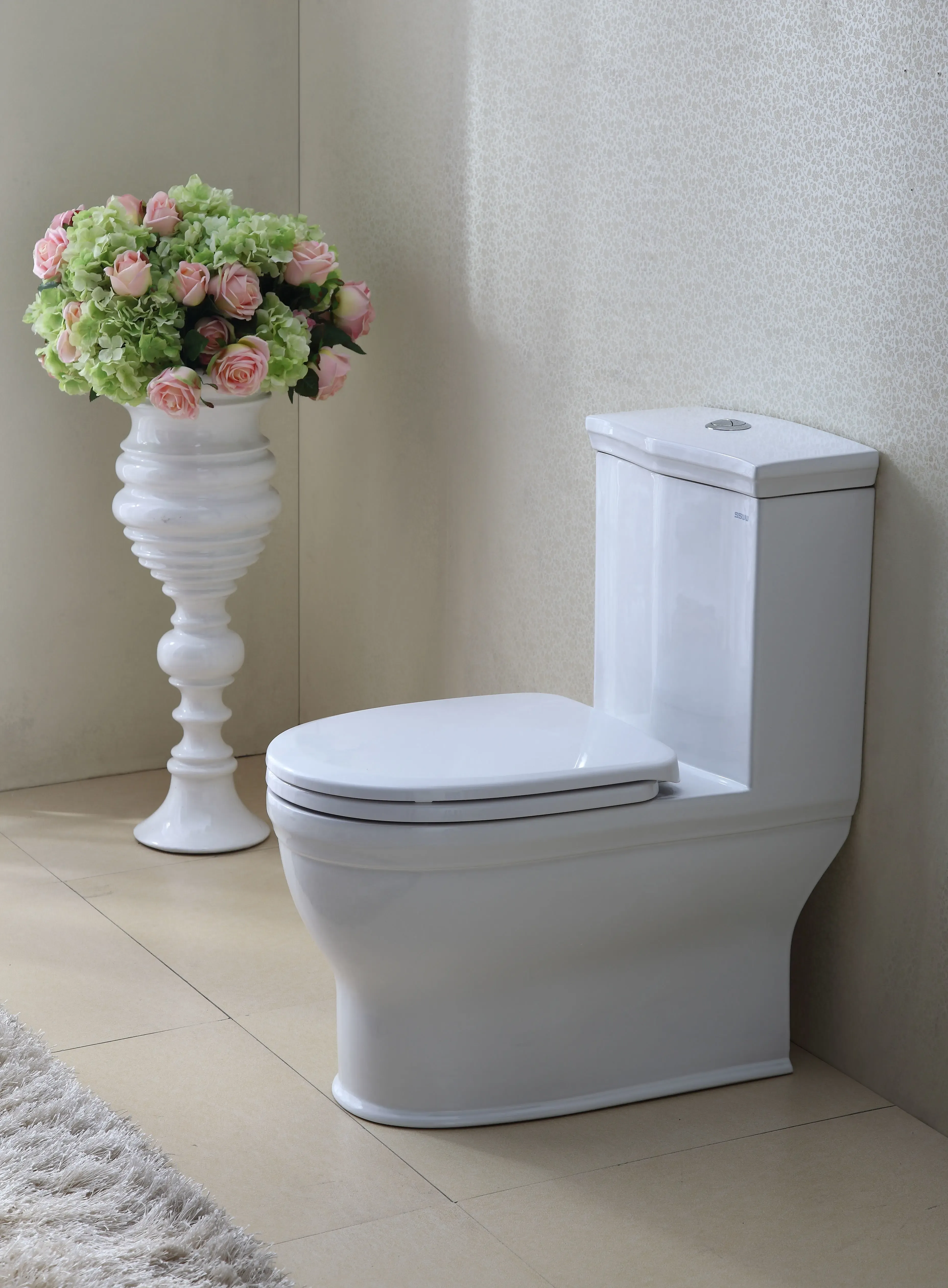 浪鲸卫浴co1045连体式马桶