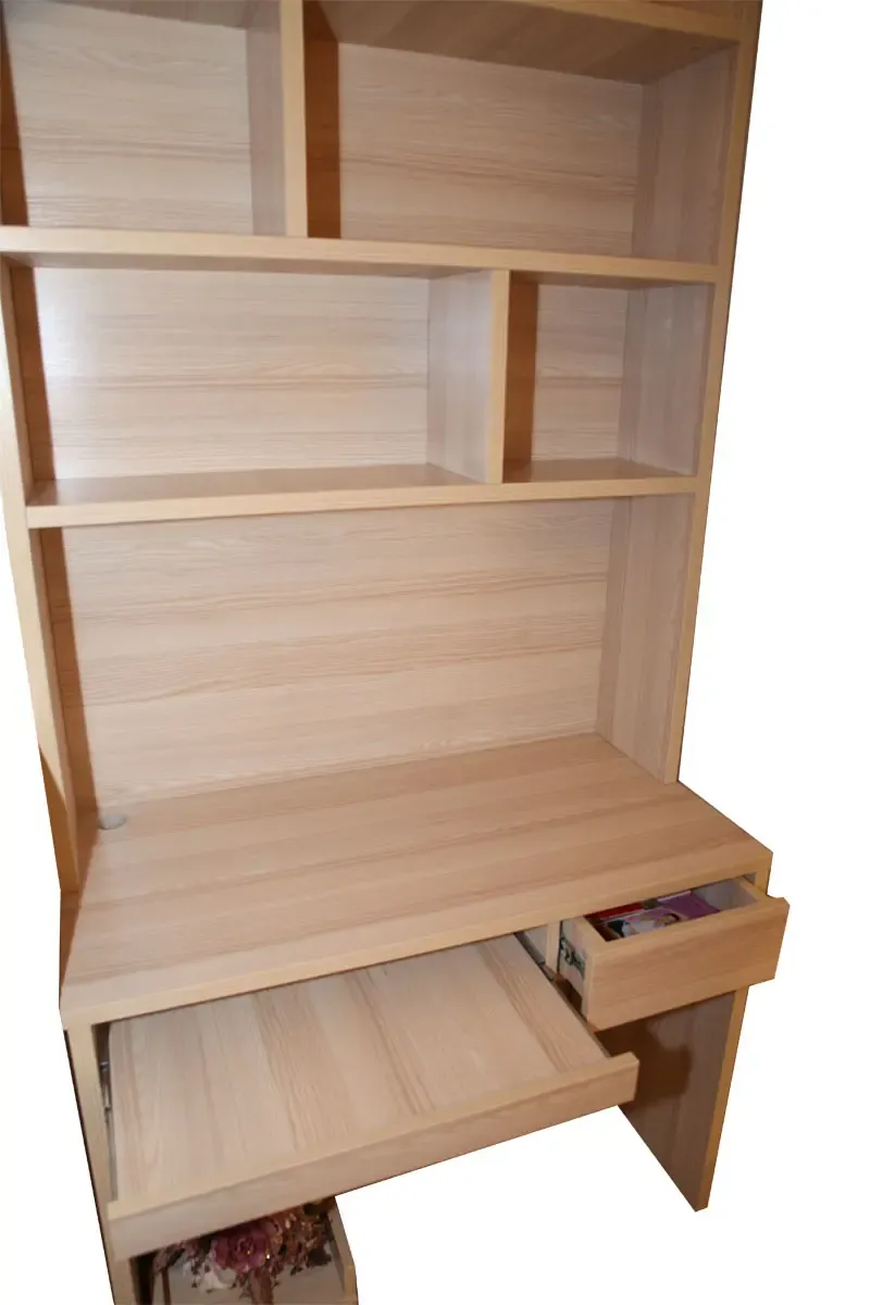 【东方丰盛】东方丰盛 电脑桌 白枫色 板木 北京报价-万家灯火家具城