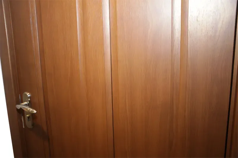 欧派 雅居木门ope-007 实木复合 烤漆 金丝柚色