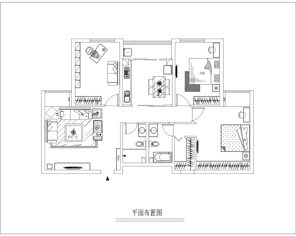 百旺杏林湾-西式古典-四居室