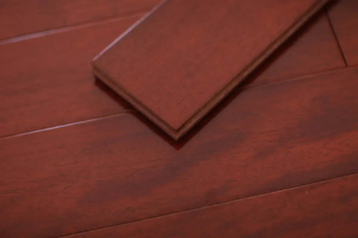 鑫屋番龙眼6#色纯实木地板a级板