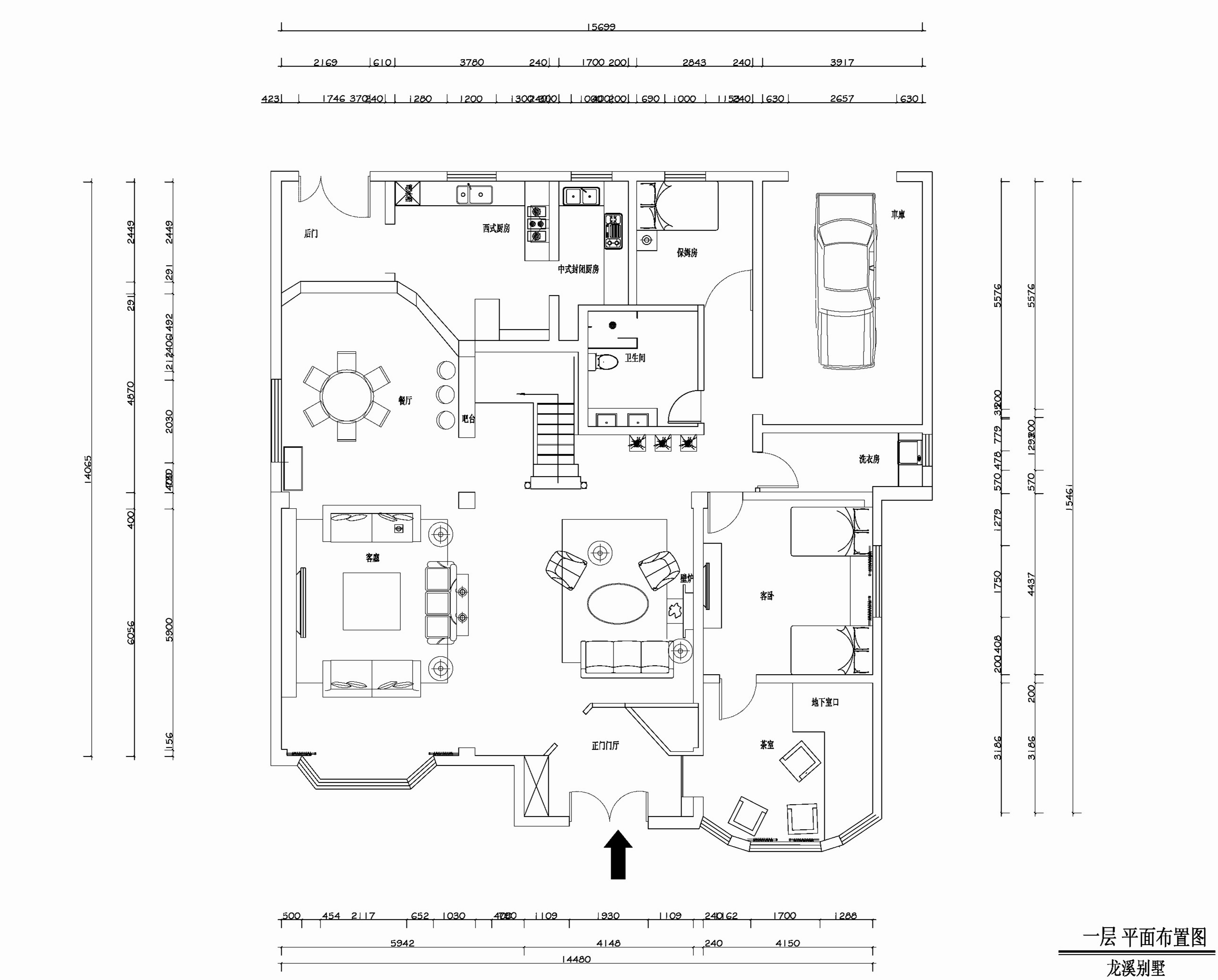 簡歐風格別墅300平米30萬-龍熙·瓦德拉瑪莊園裝修案例-北京房天下