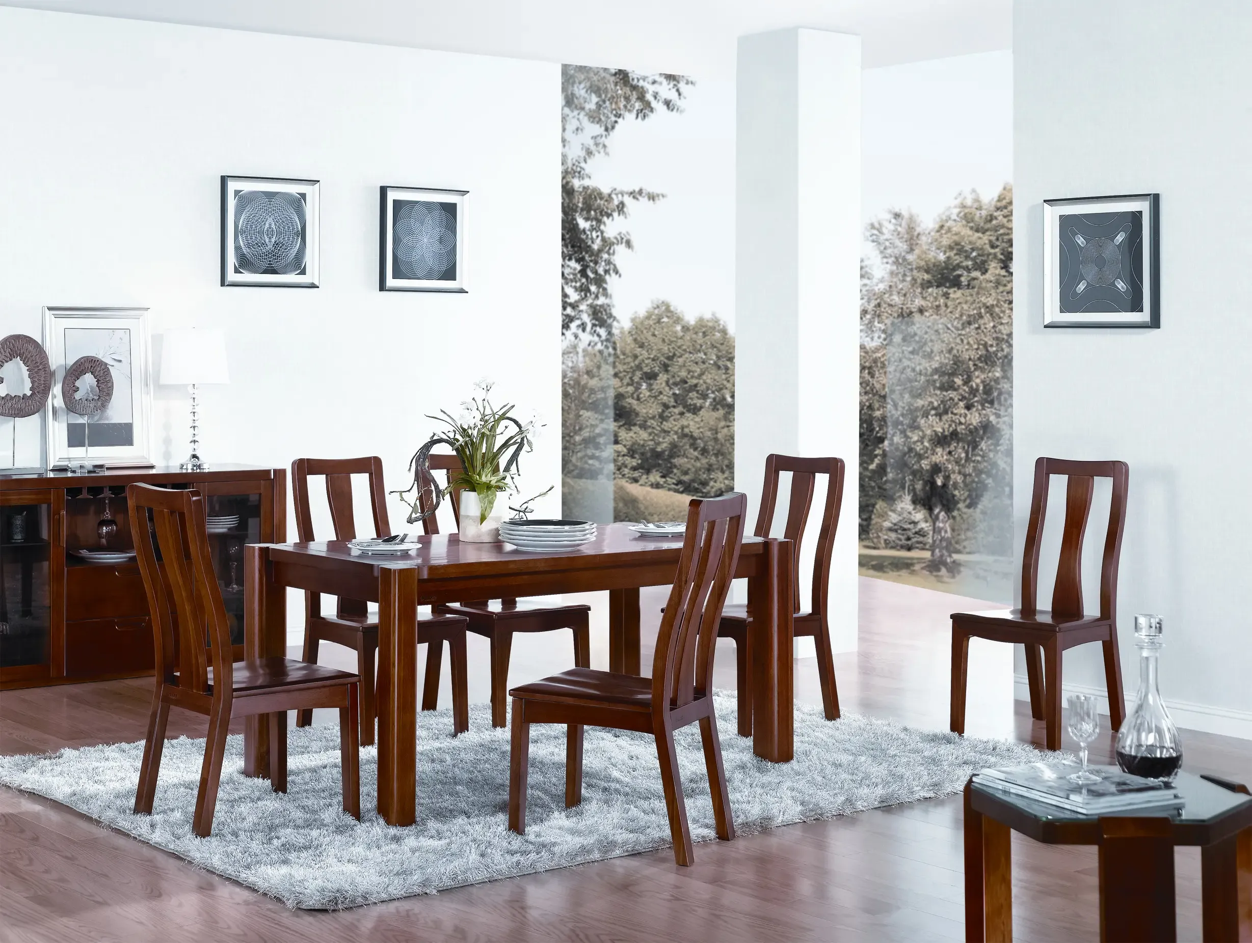 宜华家居木韵餐厅系列h012餐台