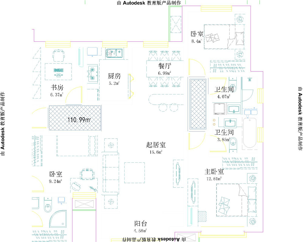 科艺隆-亚泰澜公馆-欧式风格-四室两厅两卫