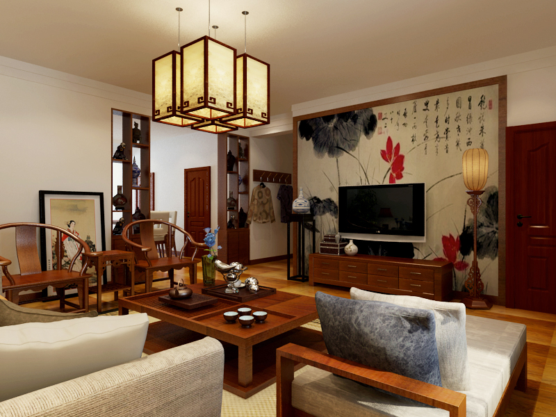 中式三居室·温馨之家