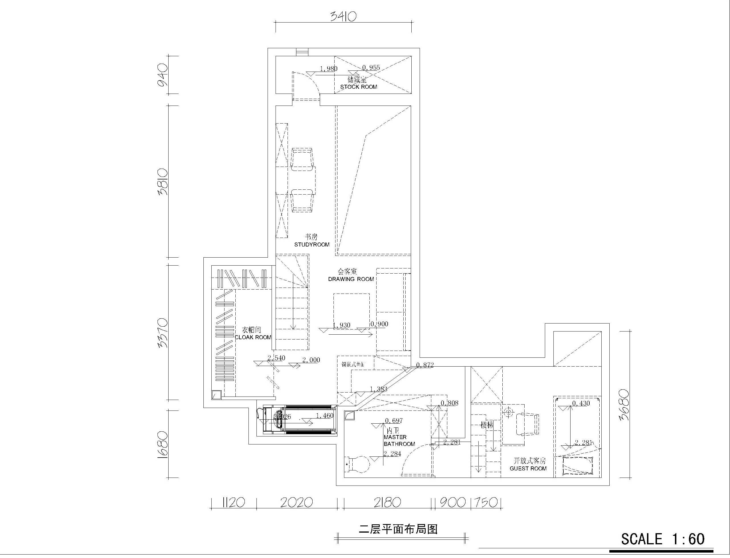 珠江御景-现代简约-三居室