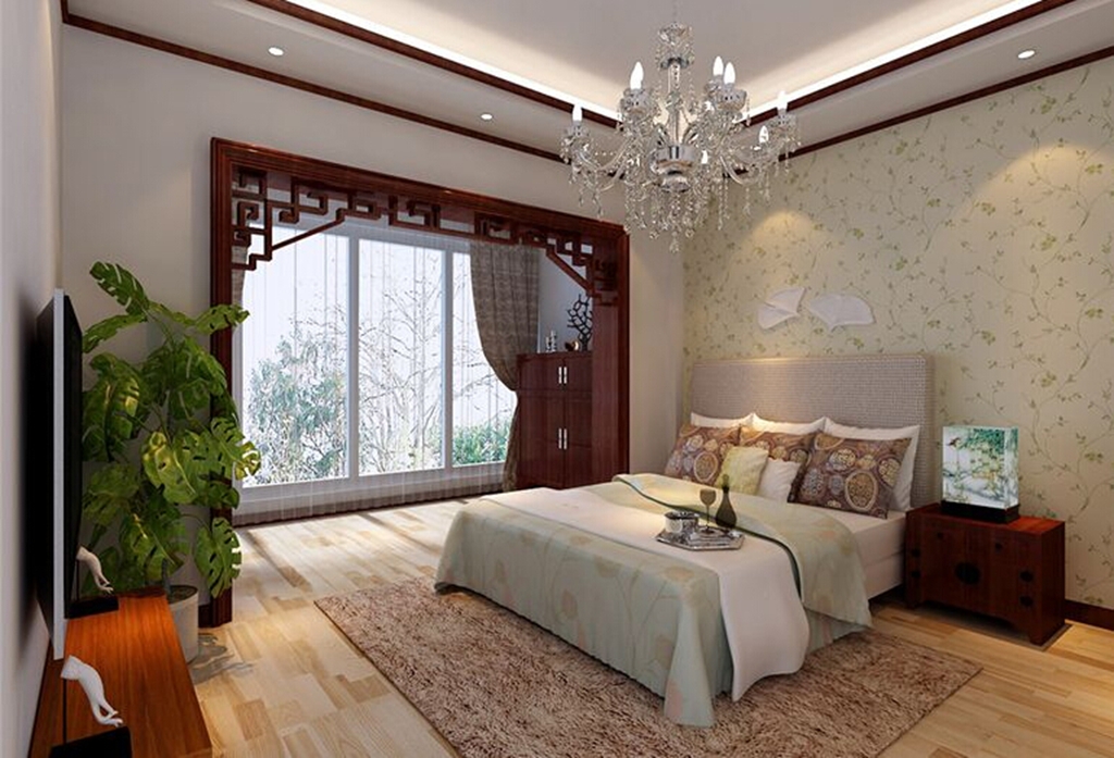 国耀紫溪—新中式风格—五居室