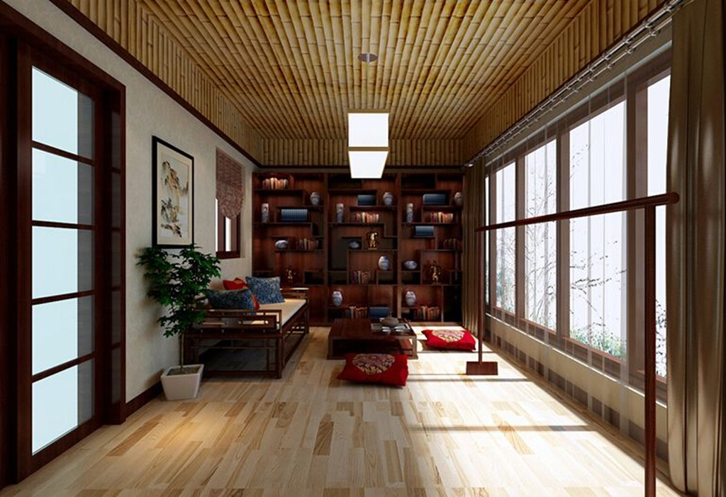 国耀紫溪—新中式风格—五居室