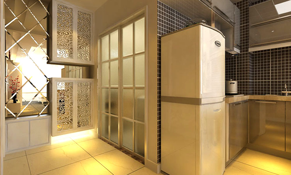 长岛壹号-现代风格-开放式厨房-一居室